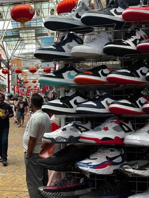 petaling street fake shoes|petaling street market.